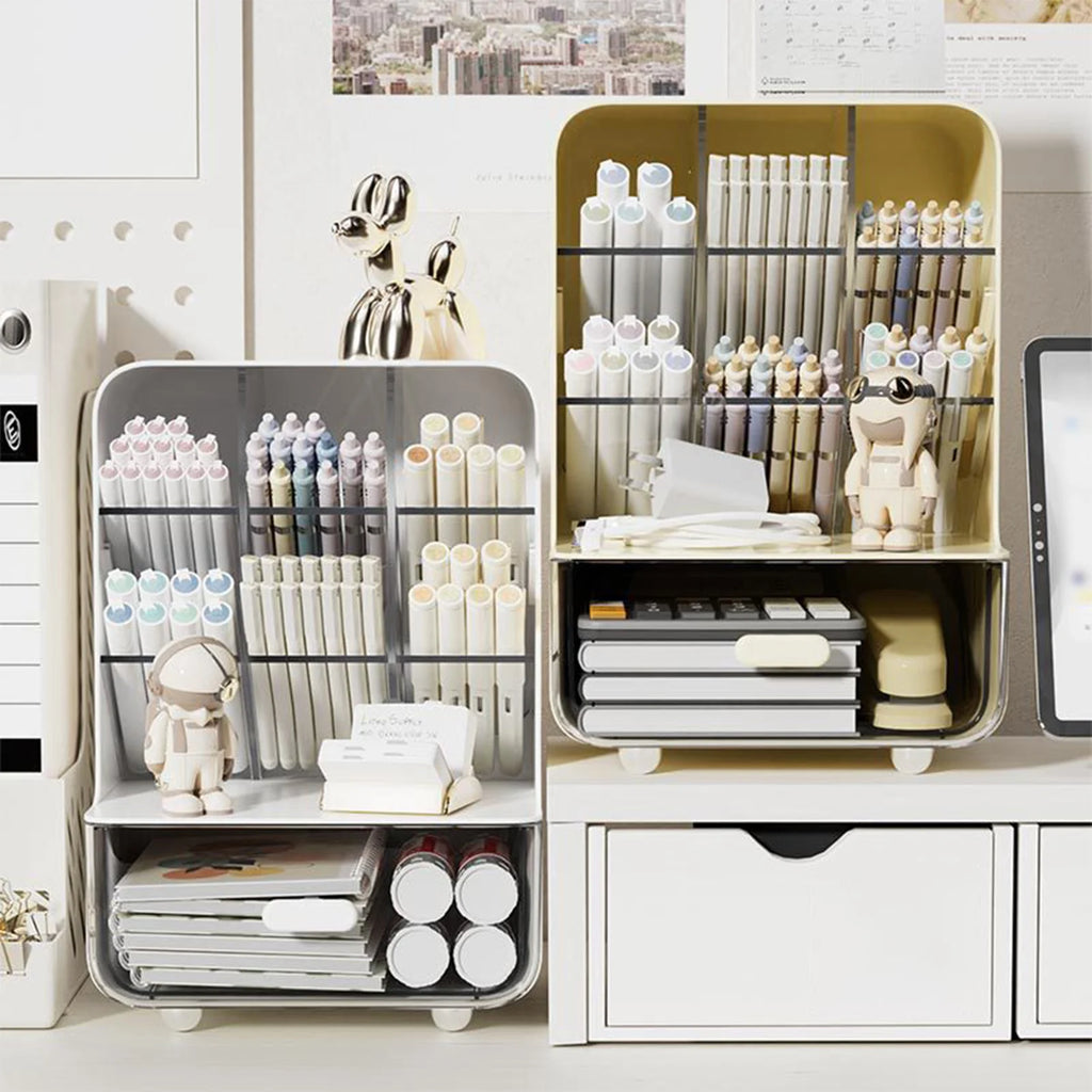 Organisateur Bureau Acrylique Multi-niveaux Transparent