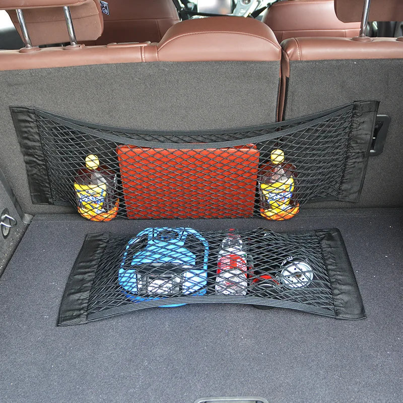 Filet de Rangement Élastique Coffre Voiture