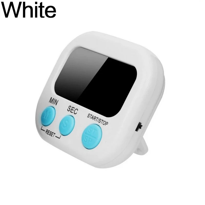 Minuteur cuisine LCD magnétique — Alarme sonore & grand écran
