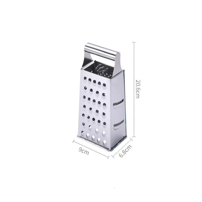 Râpe Cuisine 4 Faces Inox — Fromage, Légumes & Zestes