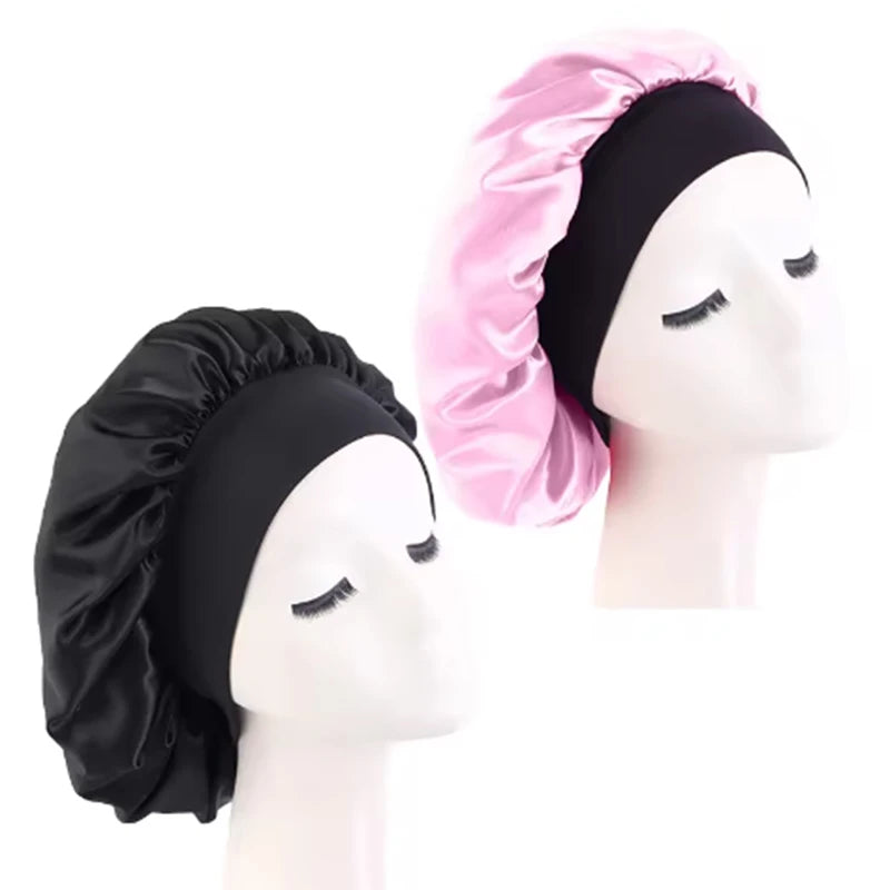 Bonnet de nuit en satin — Protection cheveux afro, tresses & locks
