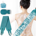 Kit exfoliant douche 3 en 1 — Sangle dos, gant & éponge loofah