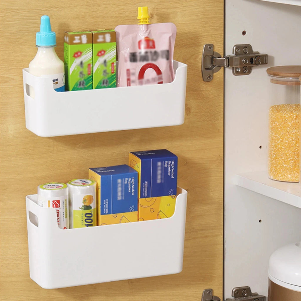 Organisateur mural cuisine — Rangement sacs & films alimentaires