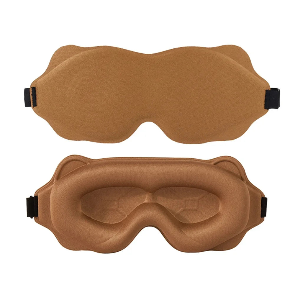 Masque de Nuit 3D Rembourré Anti-Lumière — 5 Coloris