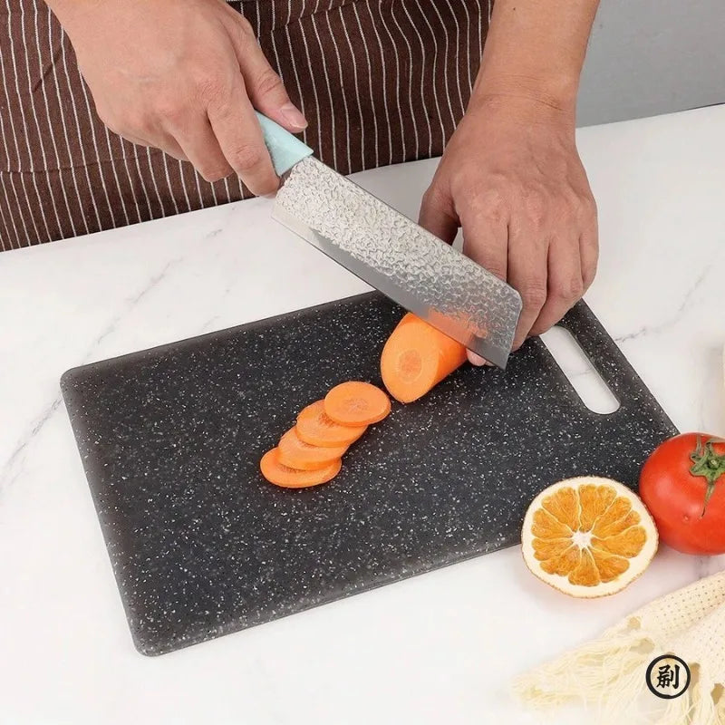 Planche à découper effet marbre — Antibactérienne & lavable