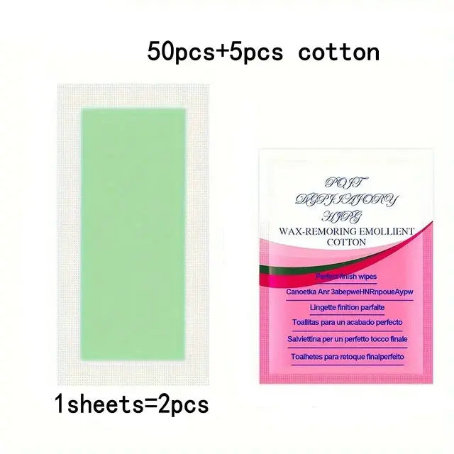 Bandes de Cire Épilation — Sans Douleur, Visage & Corps