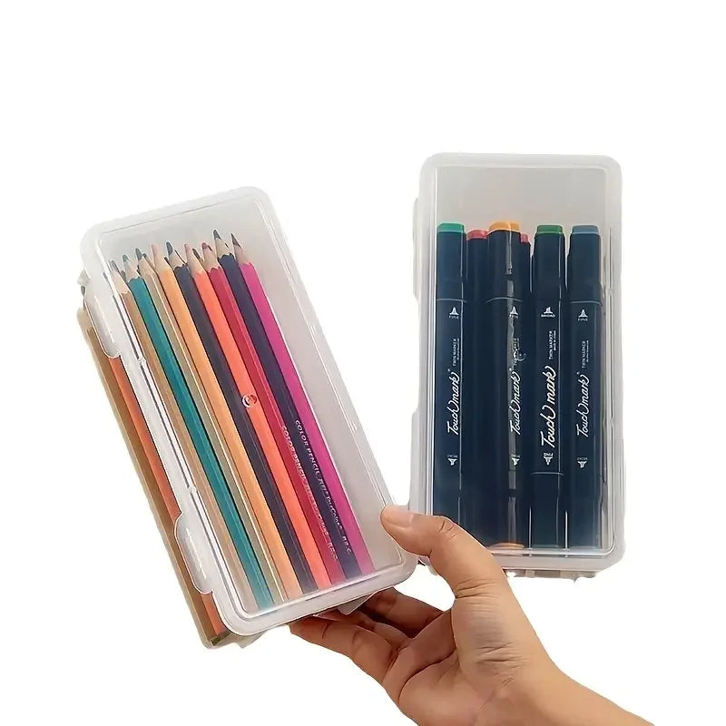 4 Boîtes Rangement PP Transparent avec Couvercle