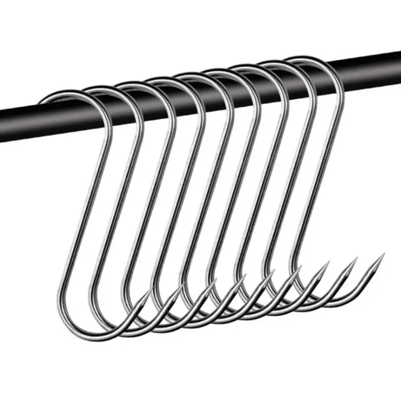 Crochets S inox x20 — Rangement cuisine et placard