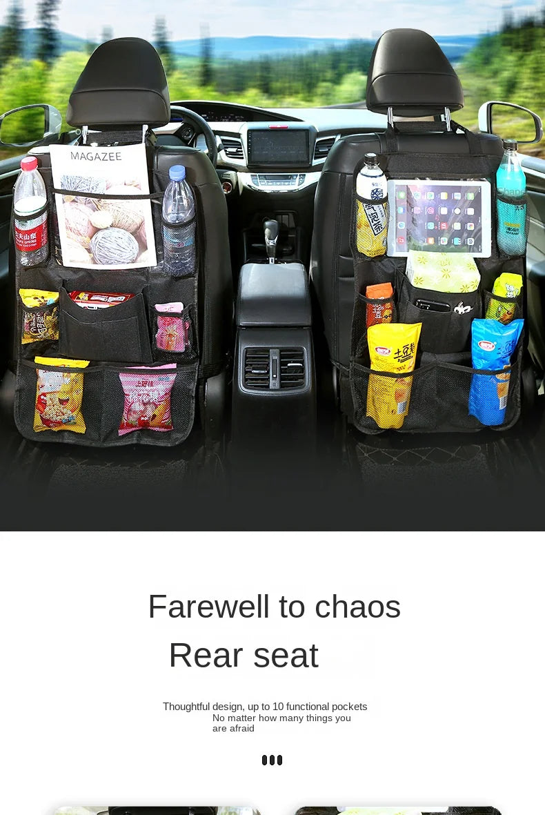 Organisateur Siège Arrière Voiture Multi-poches Tablette