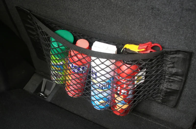 Filet de Rangement Élastique Coffre Voiture