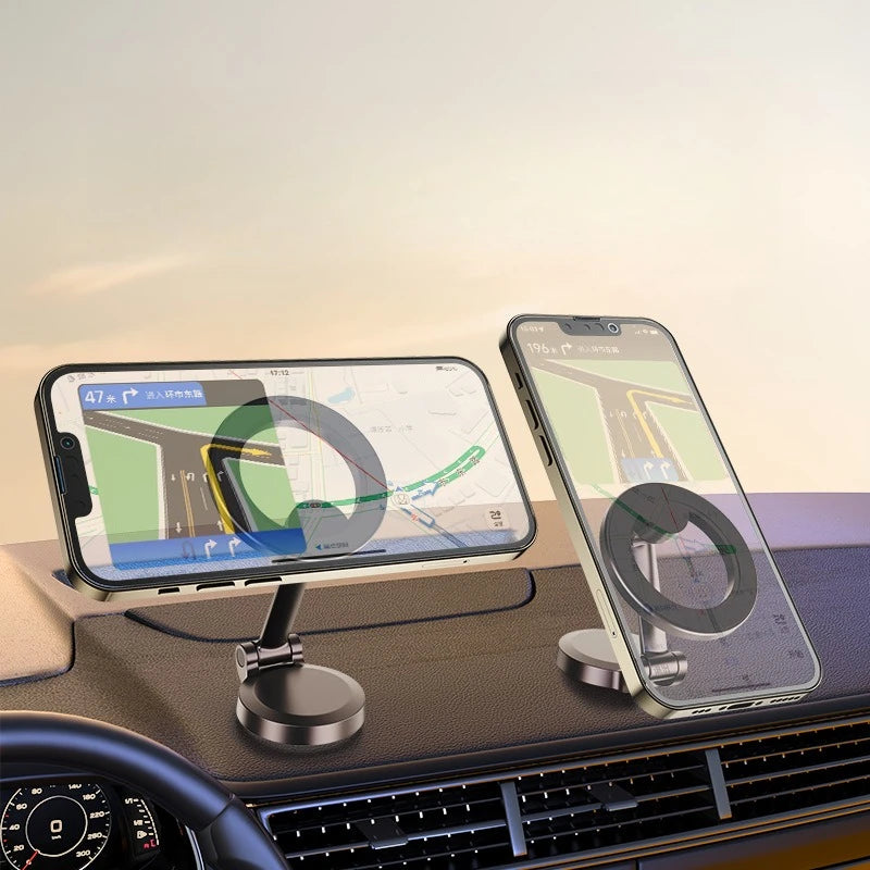 Support Téléphone Magnétique Voiture 360° — Tableau de Bord