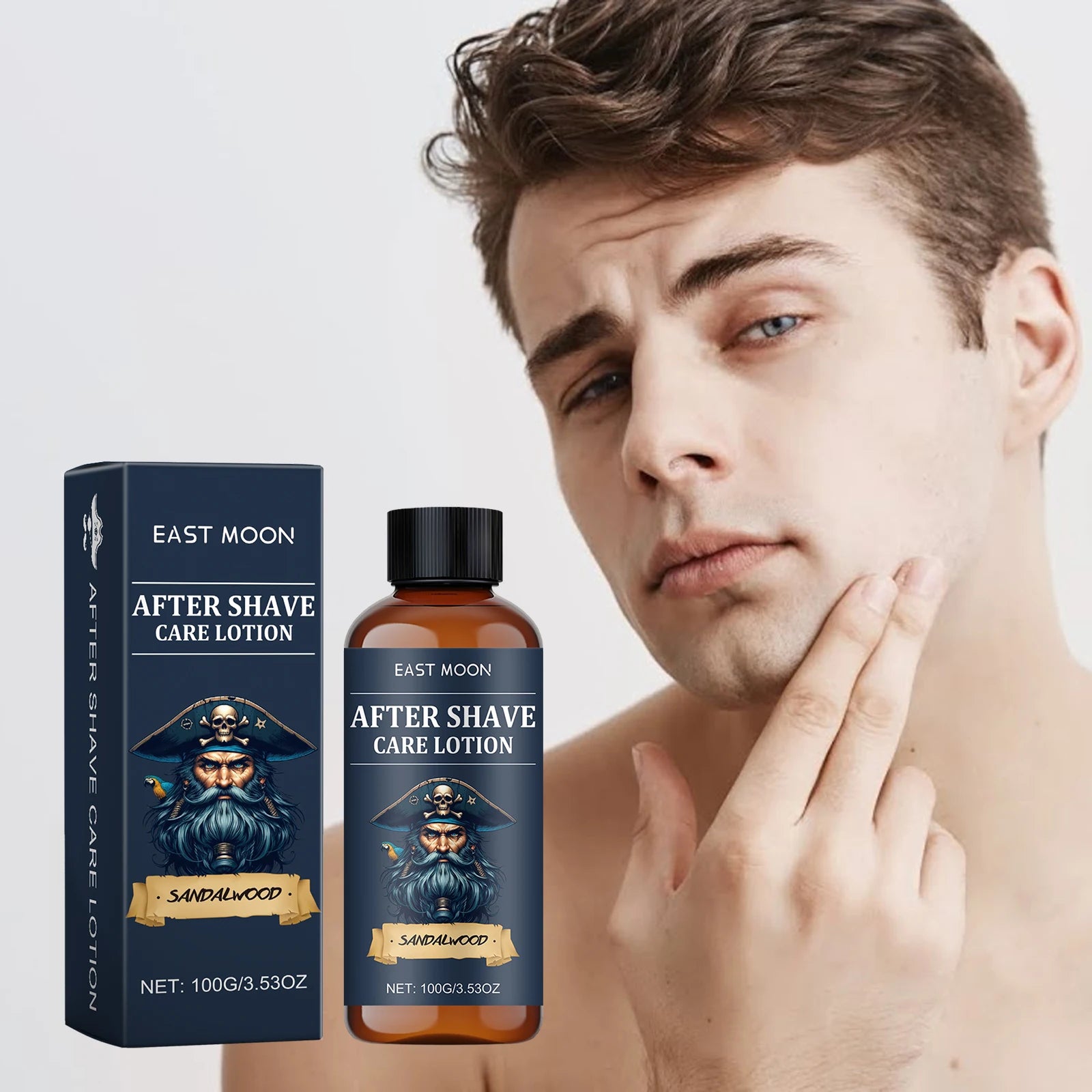 Baume Après-Rasage East Moon — Hydratant Apaisant Homme