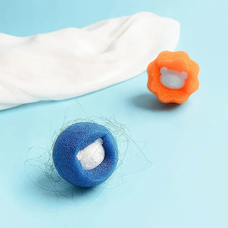 Boules attrape-poils machine à laver — Réutilisables, anti-peluches