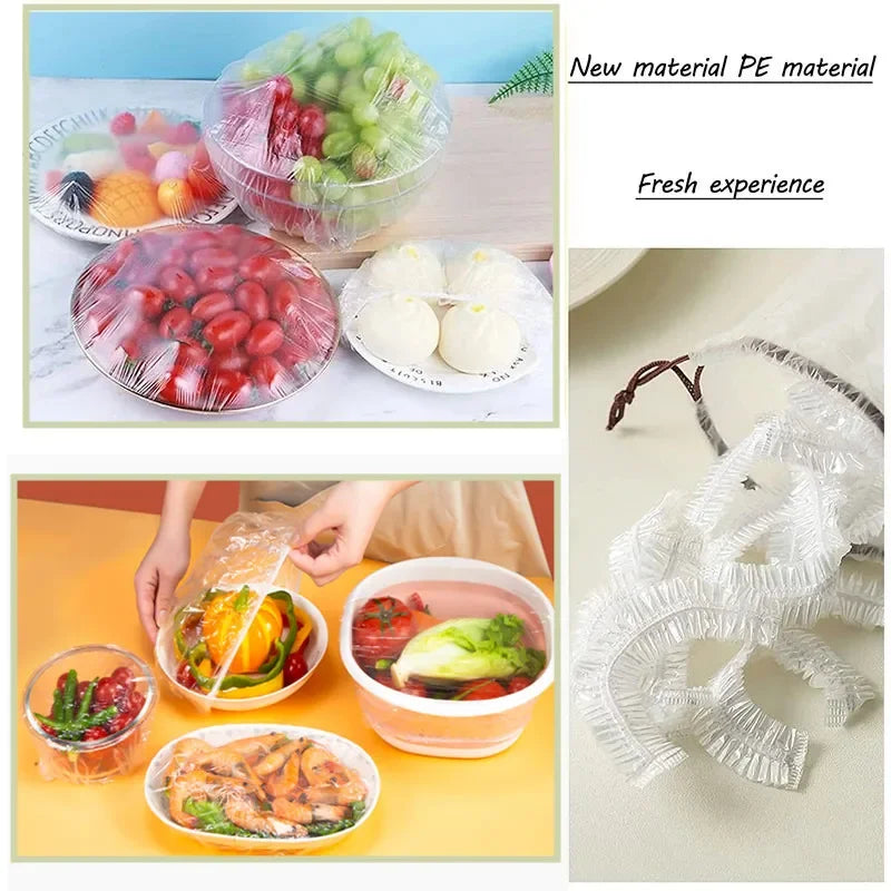 Couvercles Réutilisables Élastiques — Conservation Bols & Casseroles