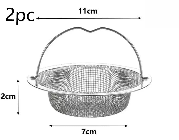 Filtre évier inox — Anti-bouchon cuisine & salle de bain