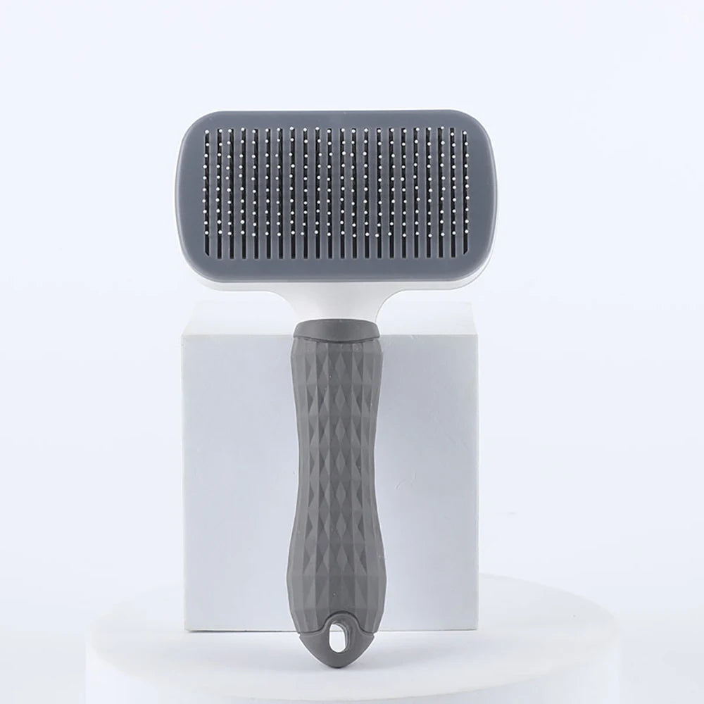 Brosse One-Click Attrape-Poils Animaux — Chien & Chat