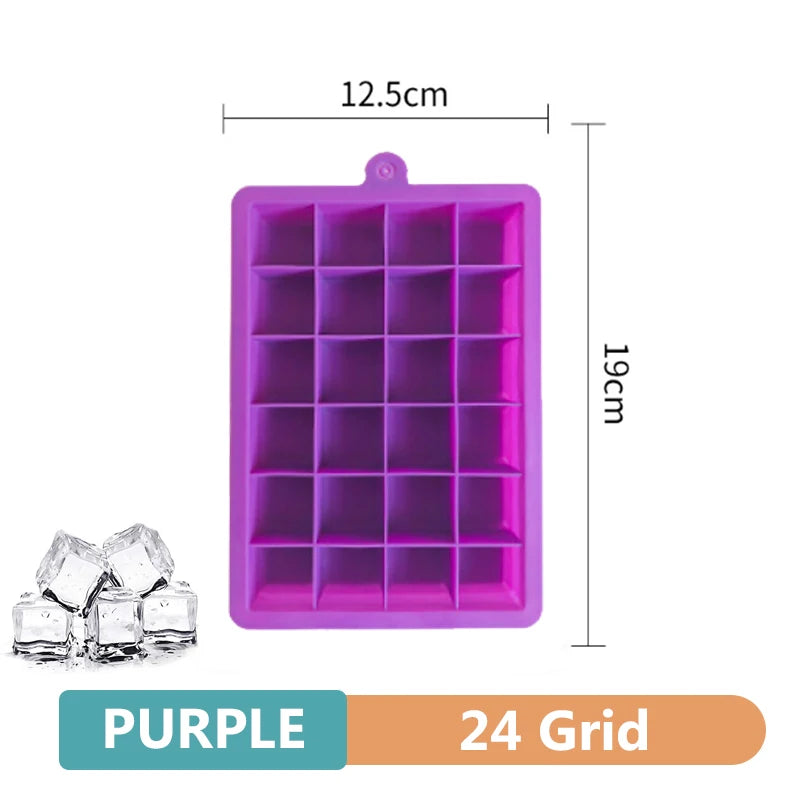 Moule à glaçons géant silicone — Grandes formes carrées