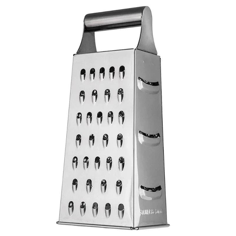 Râpe Cuisine 4 Faces Inox — Fromage, Légumes & Zestes