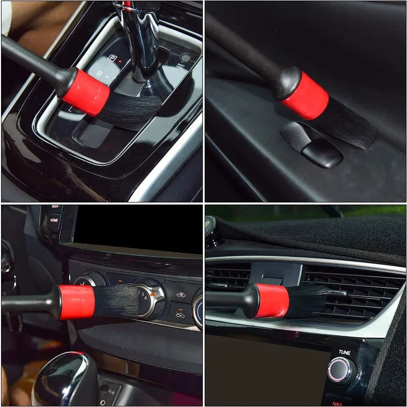 Kit Brosses Nettoyage Voiture 5pcs — Détailing Intérieur & Jantes