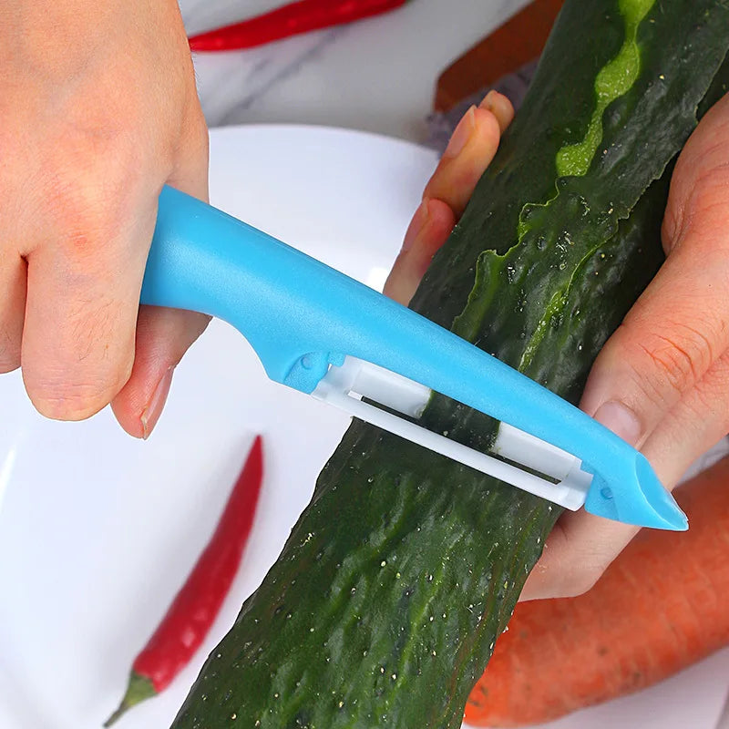 Éplucheur Multifonction Lame Inox — Légumes & Fruits