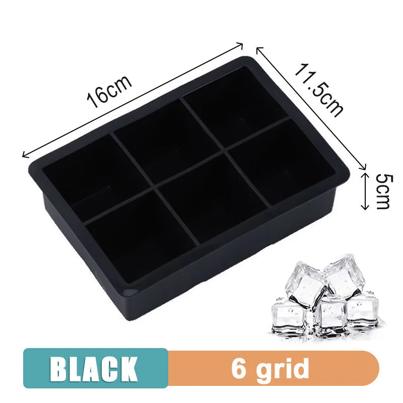 Moule à glaçons géant silicone — Grandes formes carrées