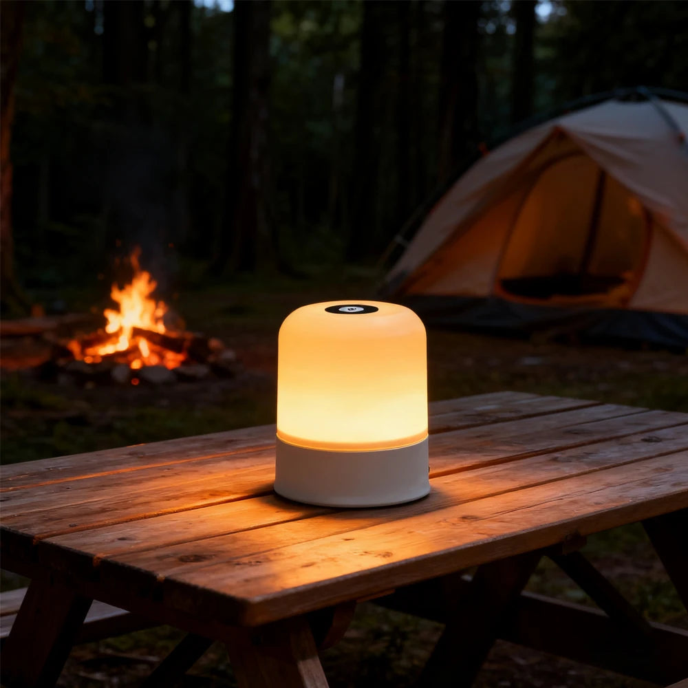 Lampe de Bureau LED Tactile Rechargeable — RGB & Blanc