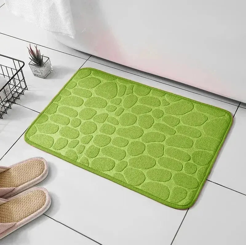 Tapis de bain antidérapant mousse — Doux, confortable & élégant