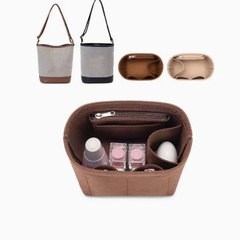 Insert Organisateur Sac à Main Feutrine Multi-poches