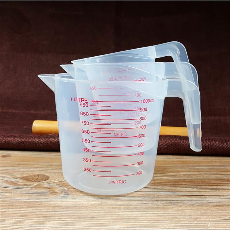 Set 3 Verres Doseurs 250/500/1000ml — Pâtisserie & Cuisine
