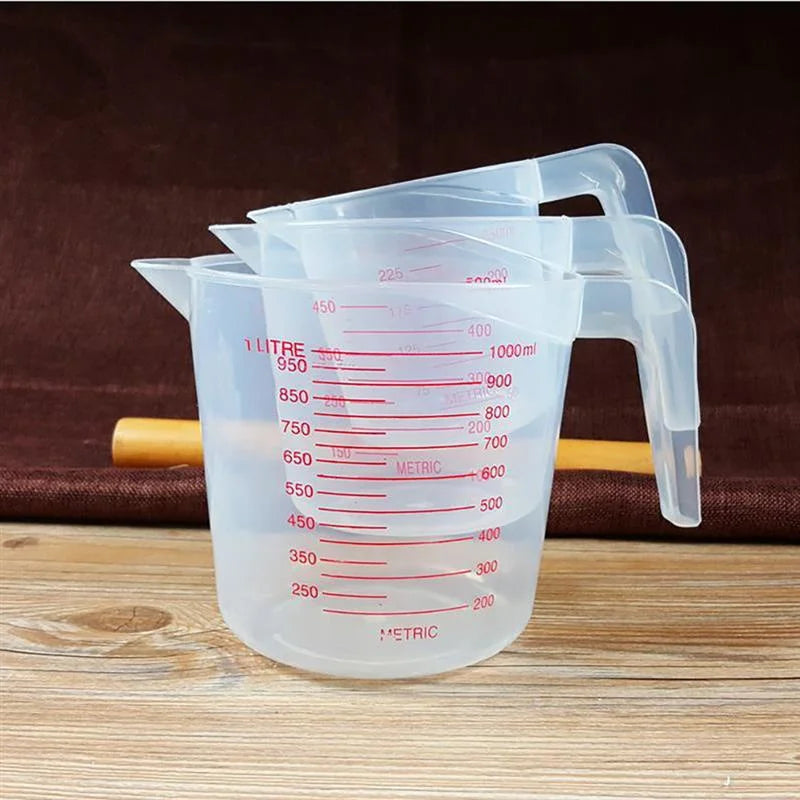 Set 3 Verres Doseurs 250/500/1000ml — Pâtisserie & Cuisine