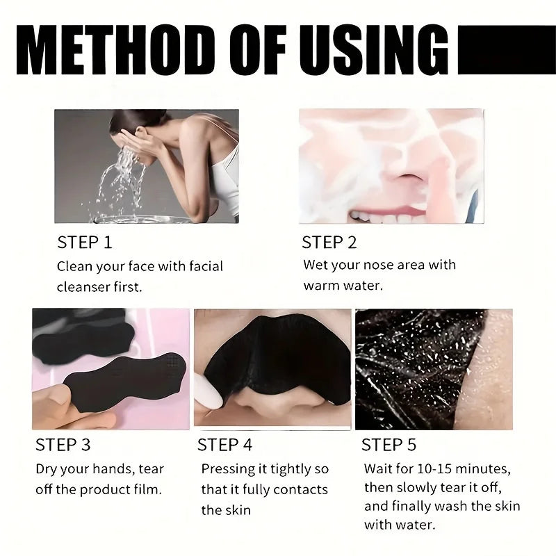 Patchs Anti-Points Noirs Nez — Exfoliation Profonde 10/20/50/100pcs