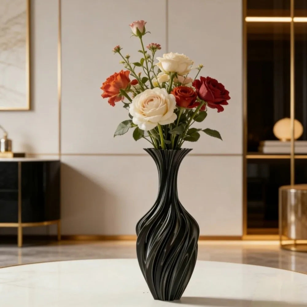 Vase 3D Imprimé Minimaliste — Décoration Moderne