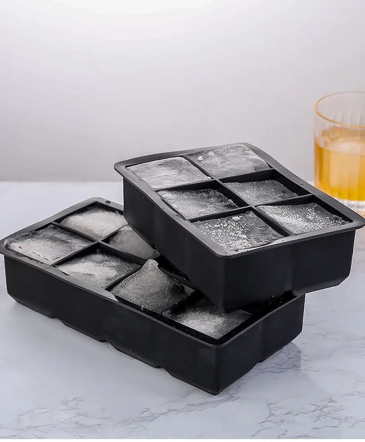 Moule à glaçons géant silicone — Grandes formes carrées