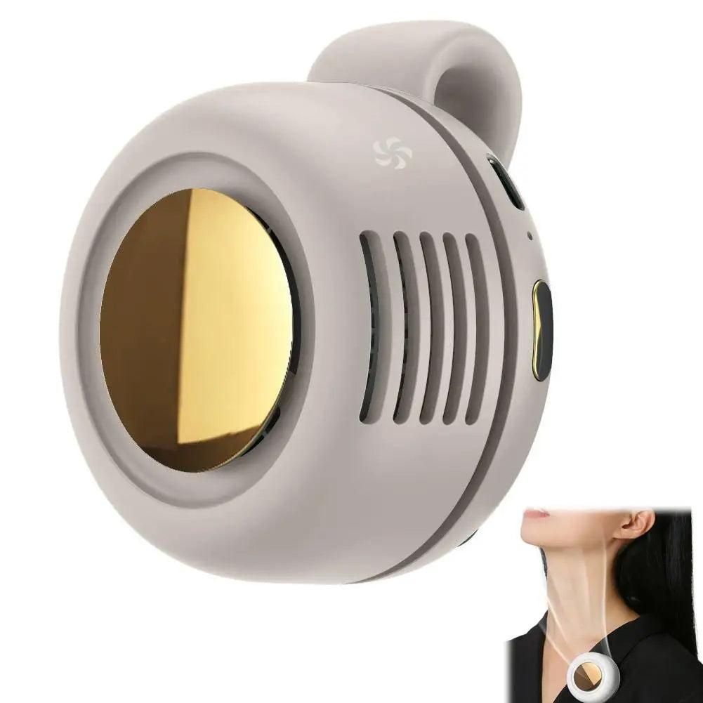 Ventilateur Portable Sans Pales — Clip Ceinture & Cou, 3 Vitesses