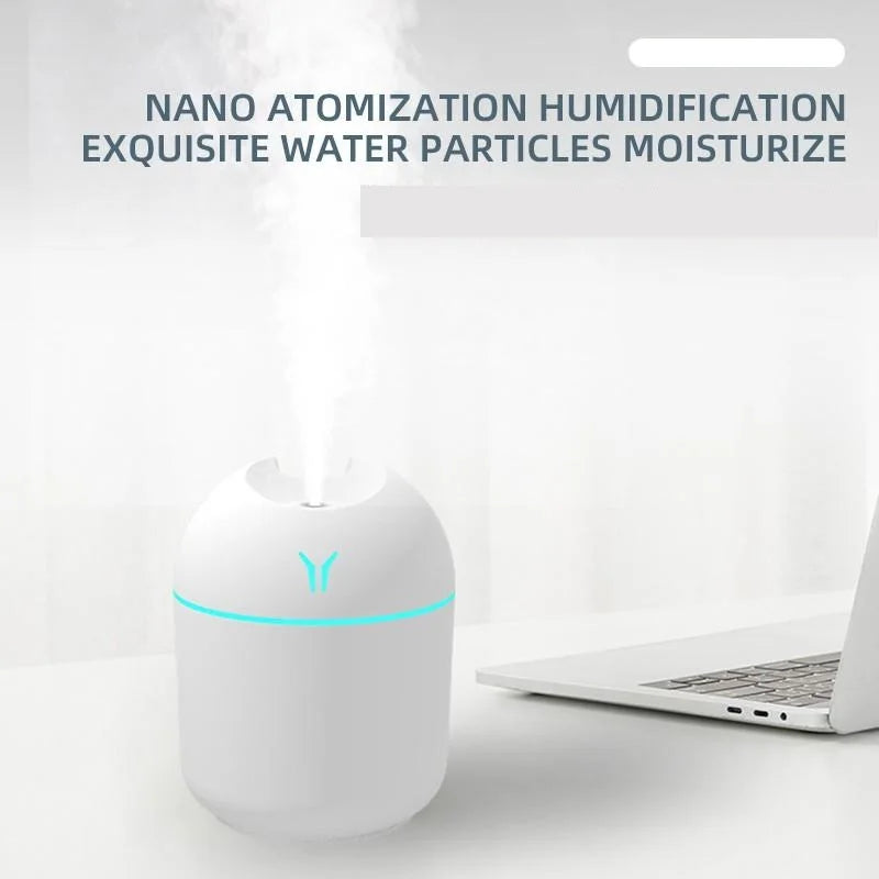 Humidificateur USB 250ml LED Colorée — Chambre & Voiture