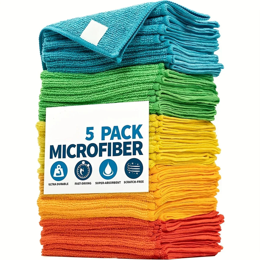 Chiffons microfibre multi-usages — Cuisine, salle de bain & surfaces délicates