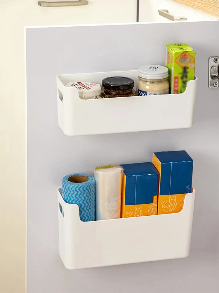 Organisateur mural cuisine — Rangement sacs & films alimentaires