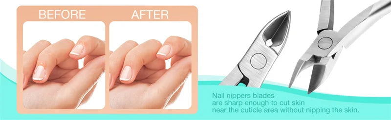 Pince Coupe-Cuticules Professionnelle — Inox, Manicure & Pédicure
