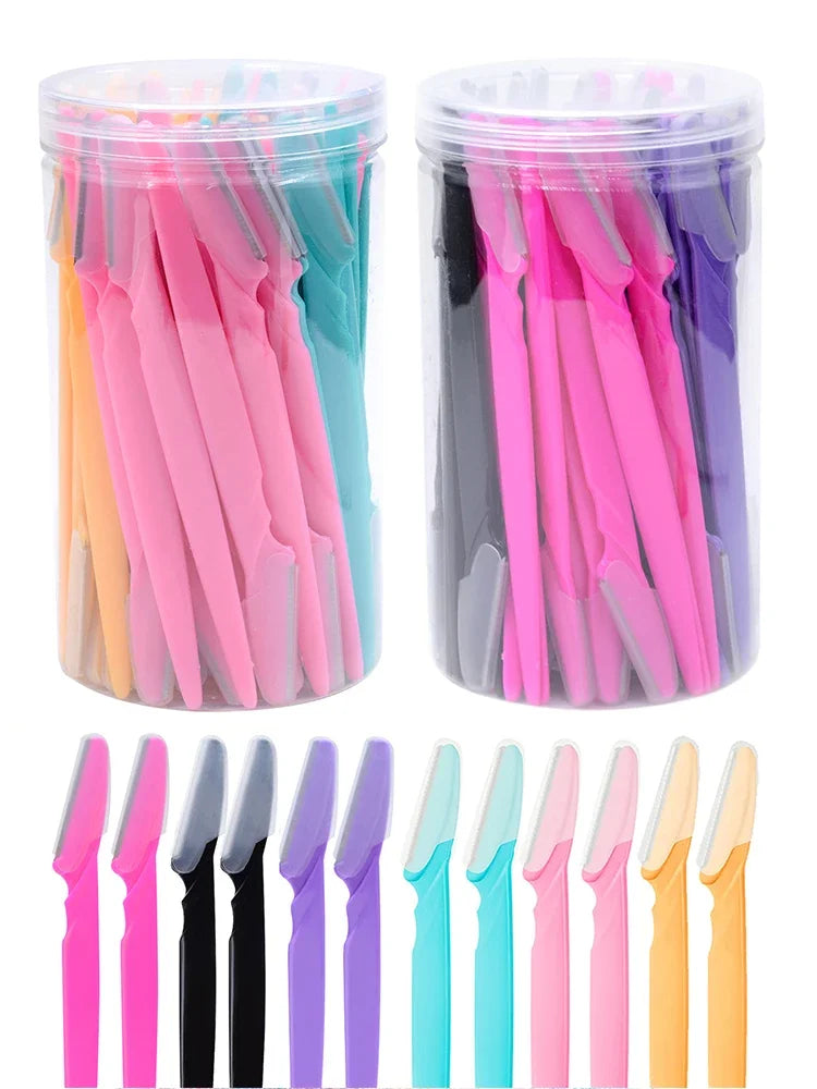 Rasoir Sourcils Femme — Lames de Dermaplanage, Lot de 10, 30 ou 40