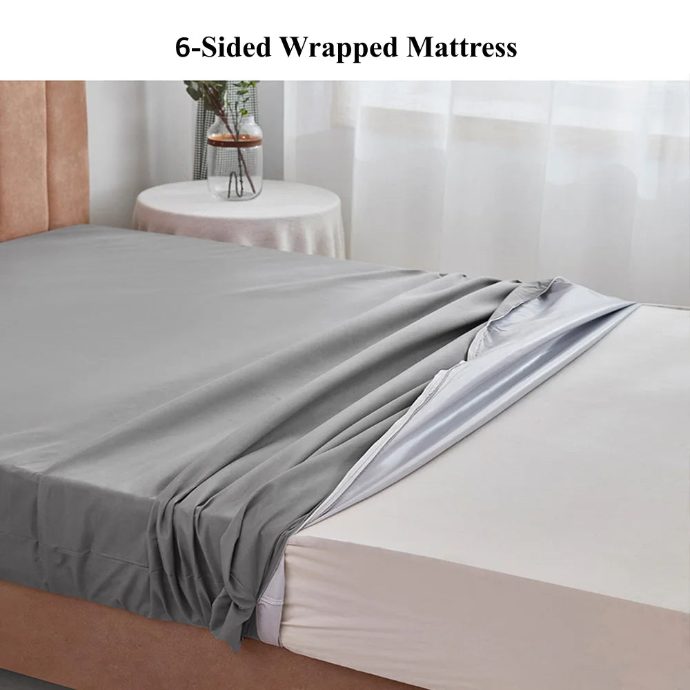 Protège-Matelas 6 Faces Fermeture Éclair — Anti-Acariens