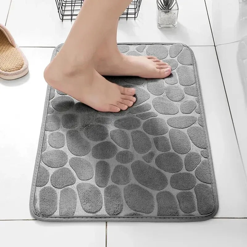 Tapis de bain antidérapant mousse — Doux, confortable & élégant