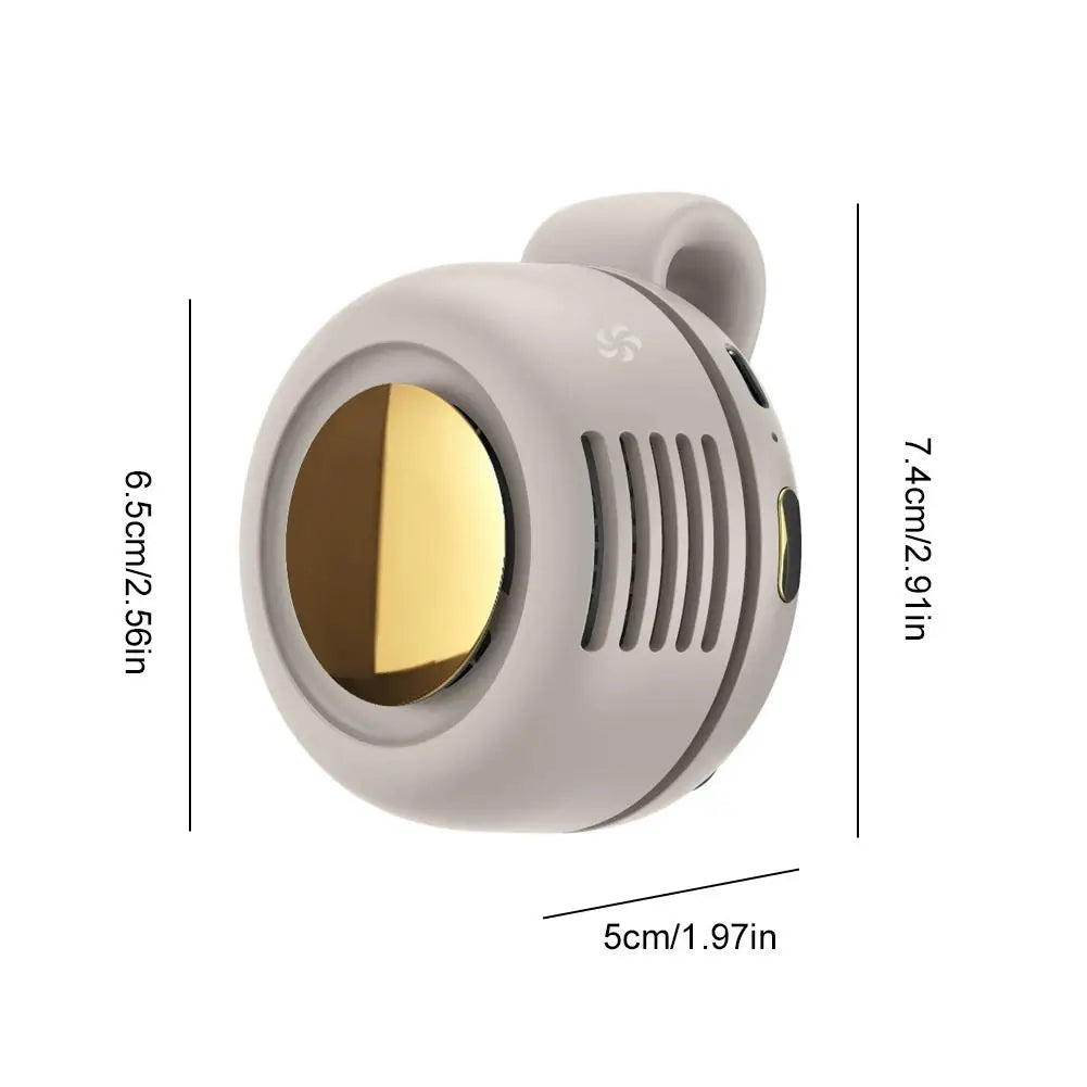 Ventilateur Portable Sans Pales — Clip Ceinture & Cou, 3 Vitesses