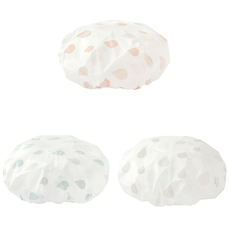 Bonnet de Douche Réutilisable — Imperméable, Taille Universelle