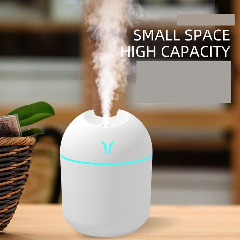 Humidificateur USB 250ml LED Colorée — Chambre & Voiture