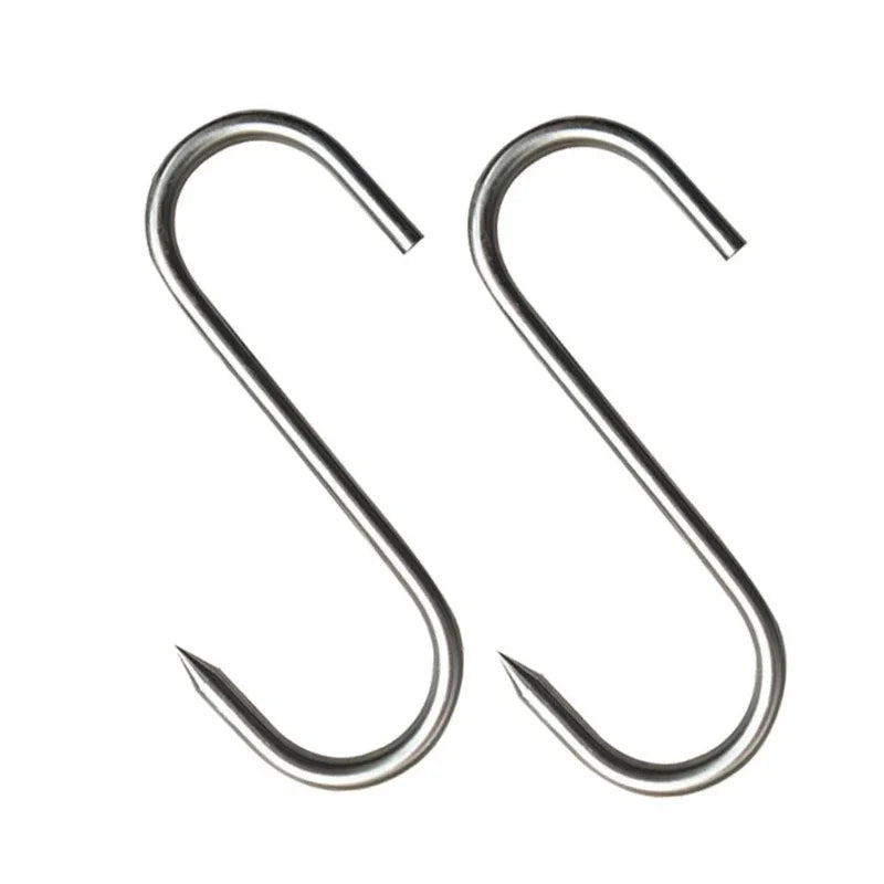 Crochets S inox x20 — Rangement cuisine et placard