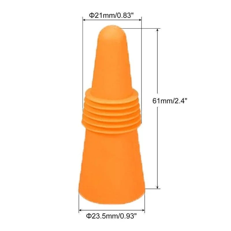 Bouchon Silicone Push Réutilisable — Vin, Bière & Champagne