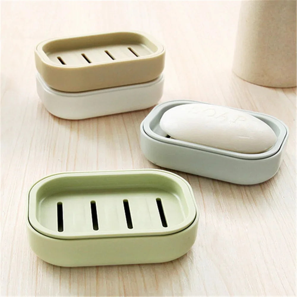 Porte-Savon Plastique — Drainage, Rangement Salle de Bain