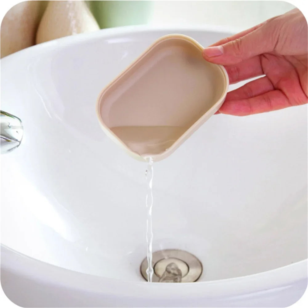 Porte-Savon Plastique — Drainage, Rangement Salle de Bain