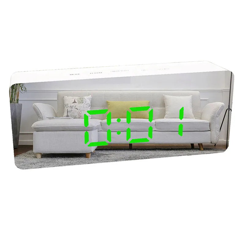 Réveil Digital LED Température — Chambre Bureau