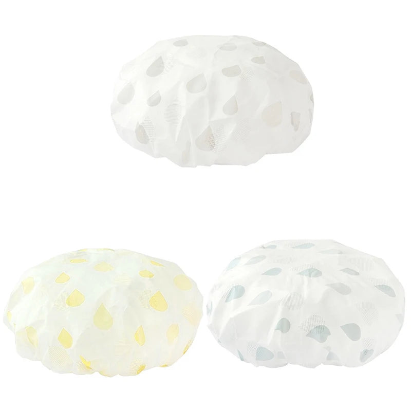 Bonnet de Douche Réutilisable — Imperméable, Taille Universelle